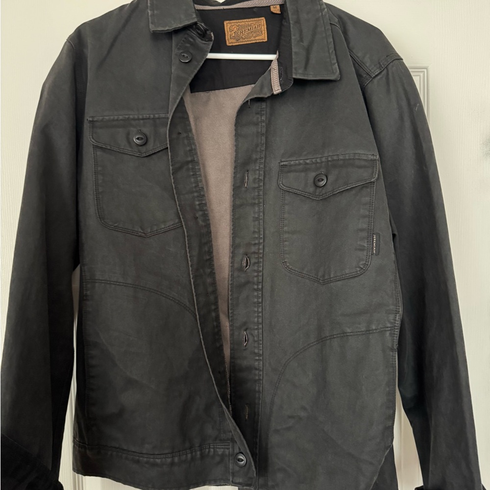 Jeremiah Black Lightweight Utility Shirt Jacket with Classic Collar